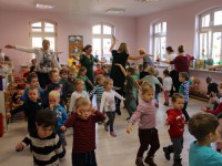Wspólne spotkanie i zabawa przedszkolaków przy ul. Łacnowej '2017