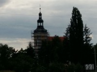 Prace remontowe przy elewacji i wieży kościoła '2017
