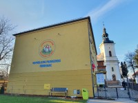 Mural ewangelizacyjny na ścianie Niepublicznego Przedszkola Parafialnego w Zdunach'2021