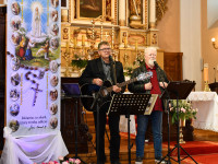 Bernard Dornowski (Czerwone Gitary) i Bogusław Olszonowicz (Duval) w Zdunach '2023