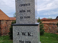 Odnowienie napisów przy figurze MB Uzdrowienia chorych '2025
